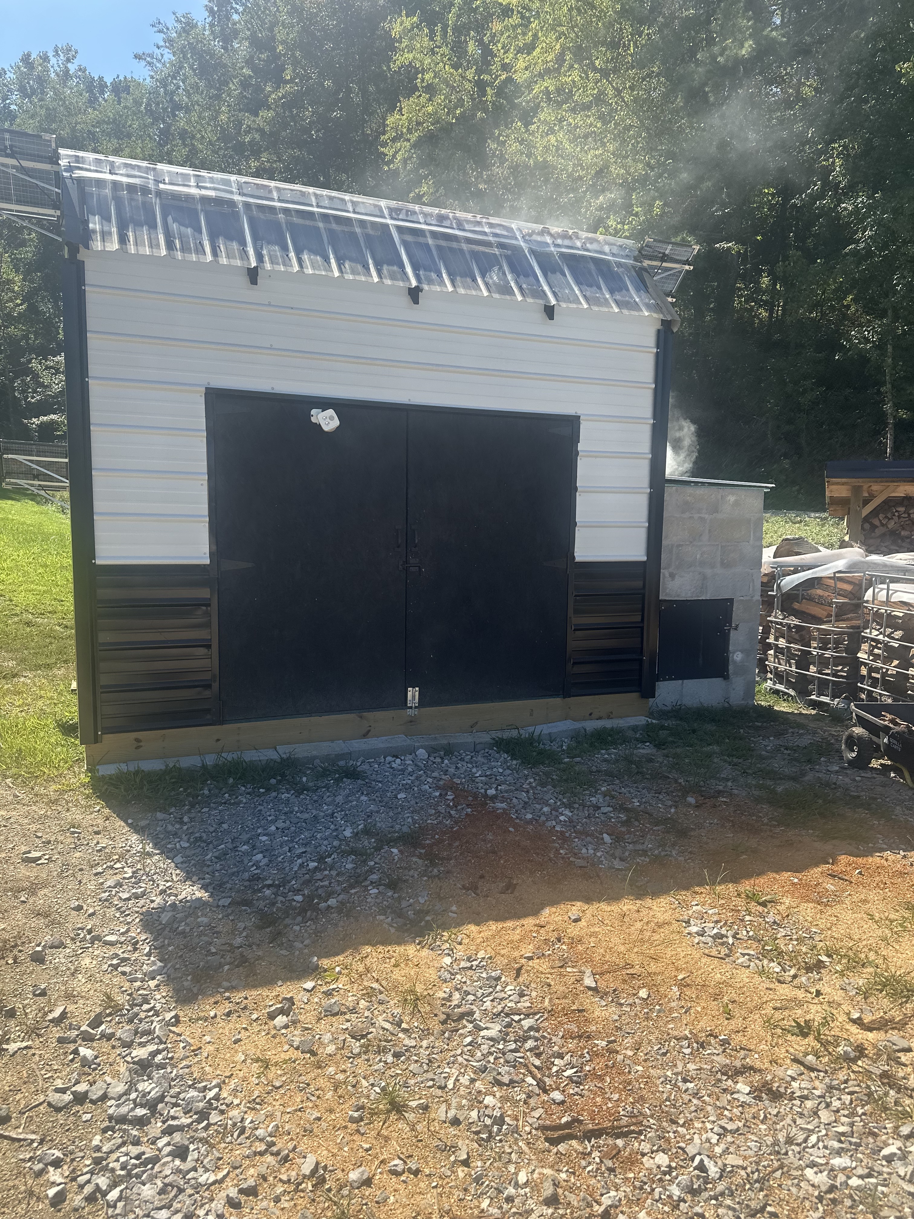 Professional kiln for drying firewood